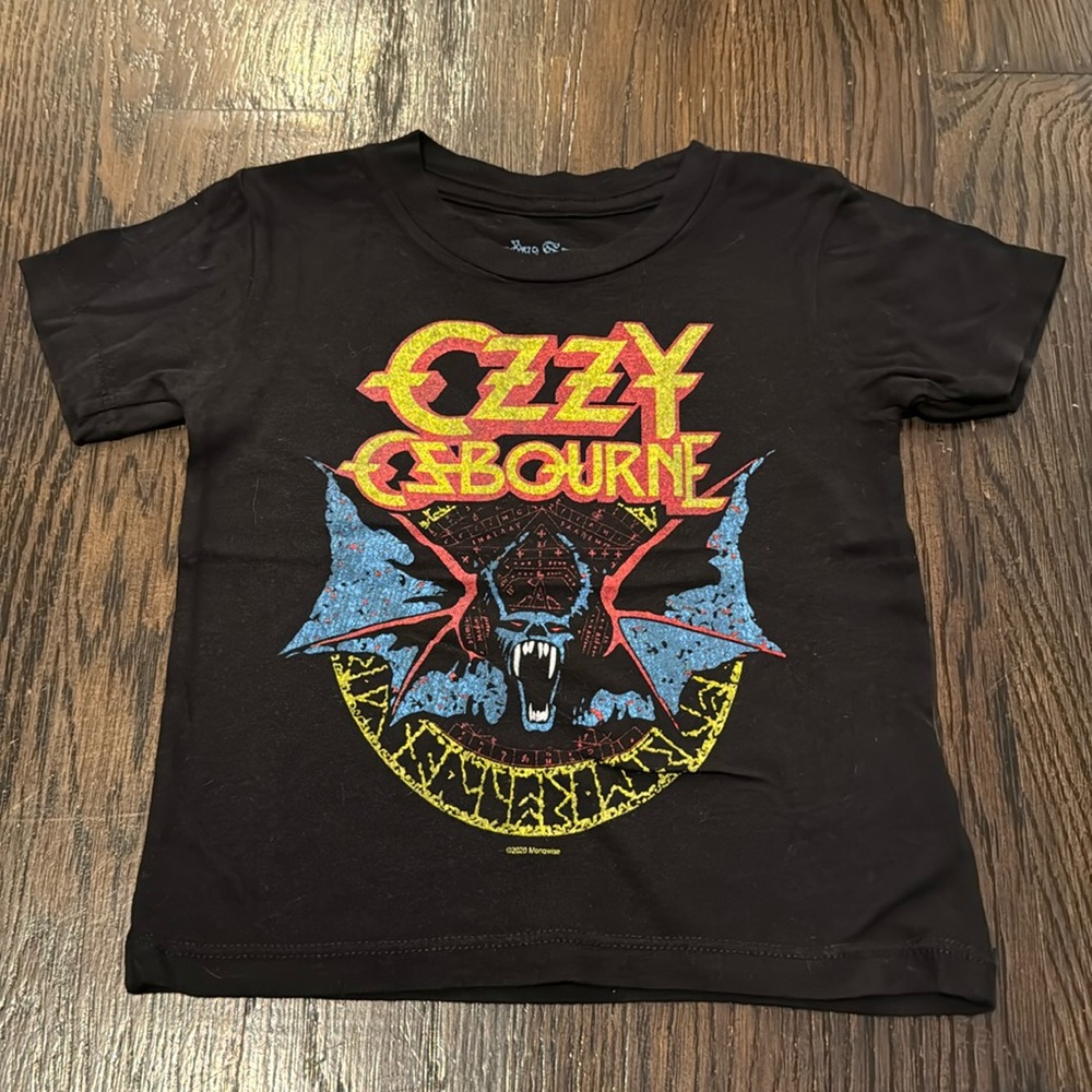 Rowdy Sprouts Ozzy Ozbourne Short Sleeve Raglan T-Shirt